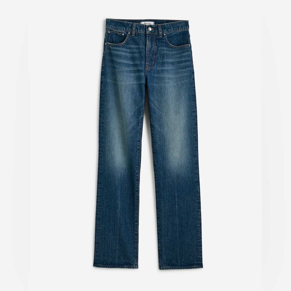Madewell Longline Straight Jean Greendale Wash, 30 - Picture 6 of 8